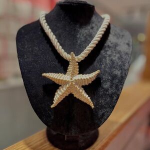 Starfish Gold Necklace&Earrings Set